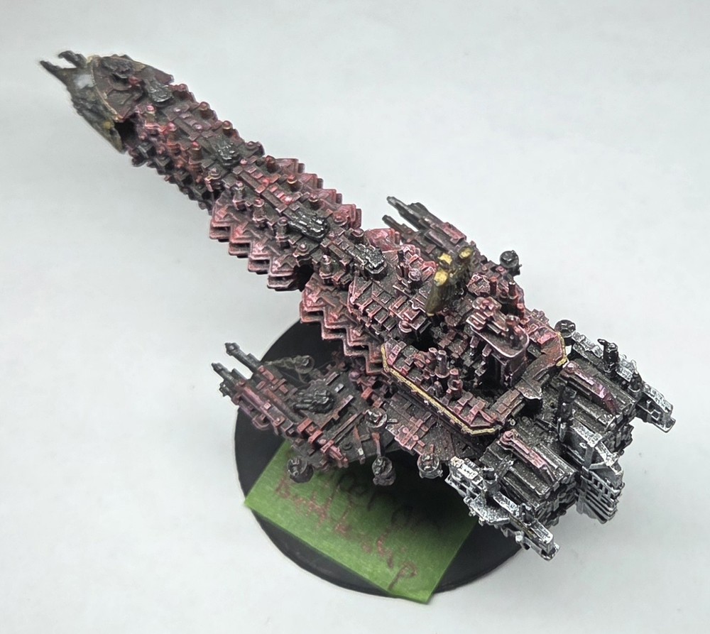 Battlefleet Gothic - Imperial Fleet Emperor Class Battleship - OOP - Painted