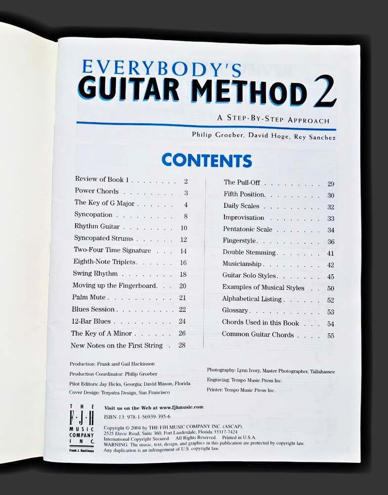 Everybody’s Guitar Method 2: Instructional Book