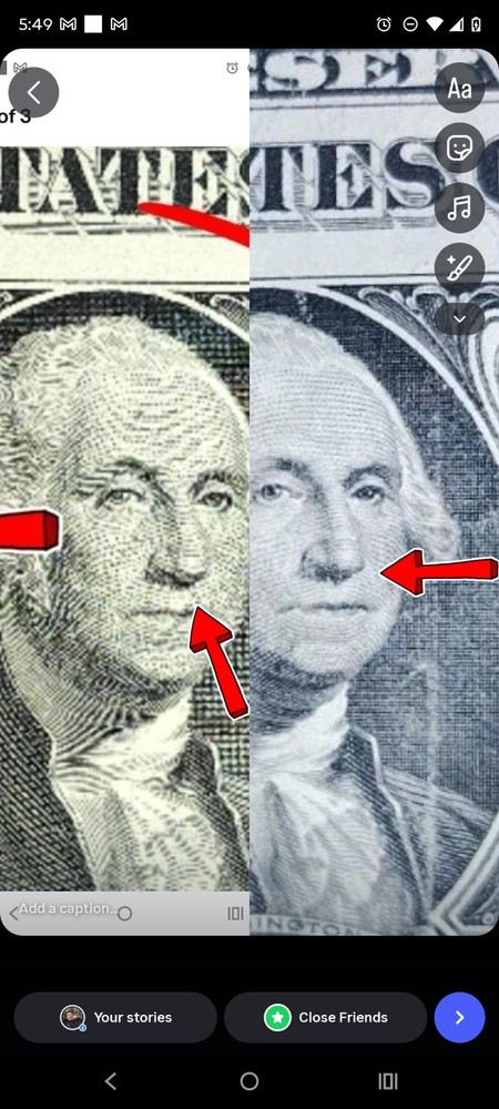 2021 $1 Dollar Bill Misaligned Off Center Cut Error  Ink Error Face Distorted
