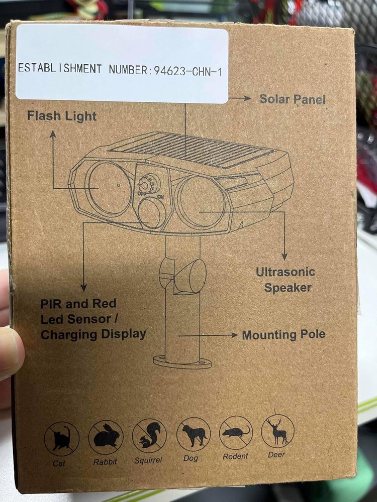 Ultrasonic Cat and Multiple Animal Deterrent Set