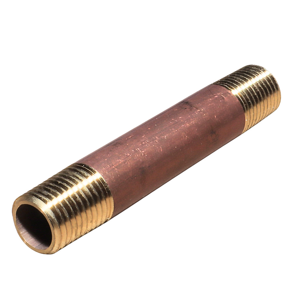 1/4 " x 3" Brass Nipple Pipe Fitting by Seafit