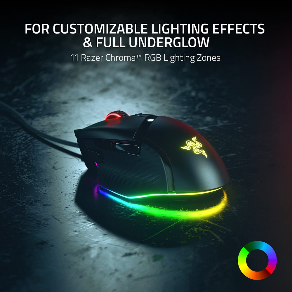 Basilisk V3 Customizable Ergonomic Gaming Mouse: Fastest Gaming Mouse Switch - C