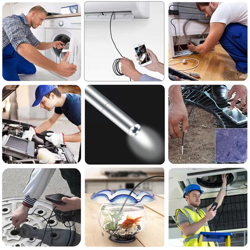 3.9mm Ultra Thin Lens USB Endoscope Borescope Inspection HD Camera For Android