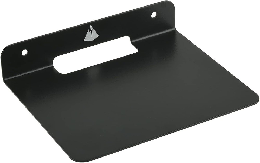 TXEsign Small Floating Shelf Speaker Shelf, 6 inch Wall Black
