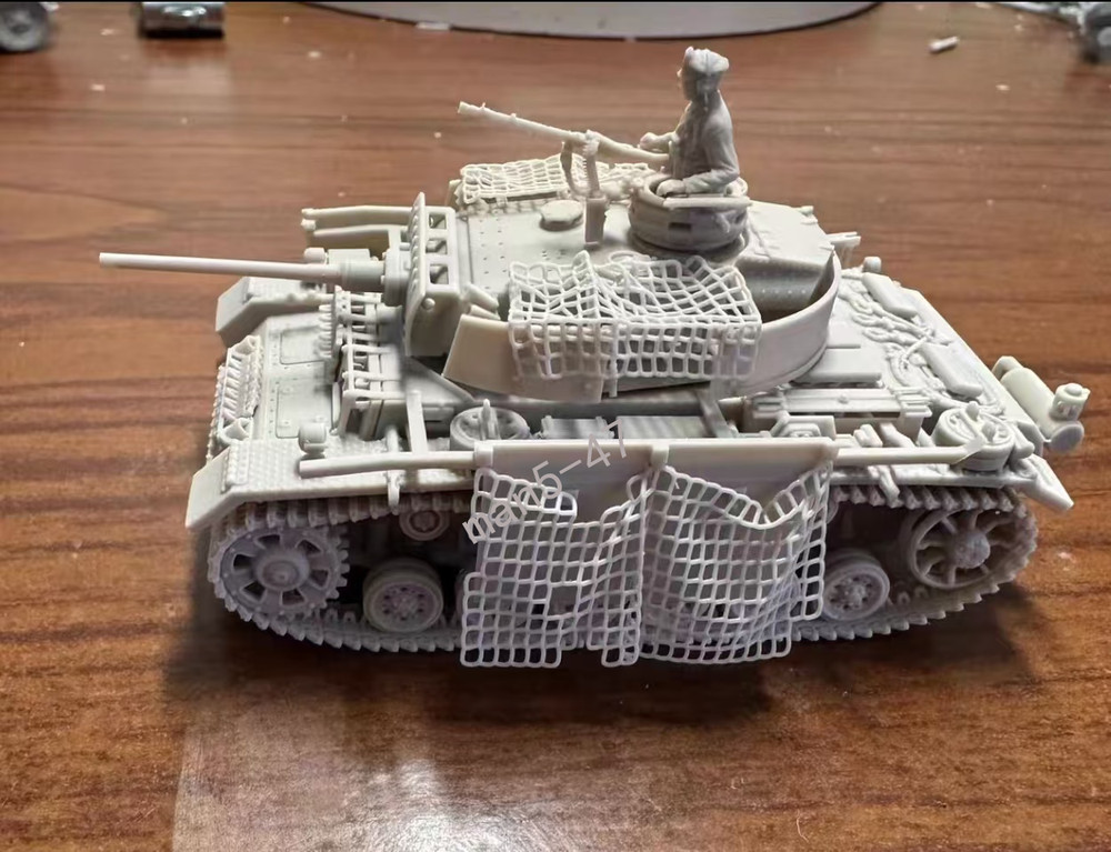 3D Printed 1/72 German III M type tank Model Unpainted/