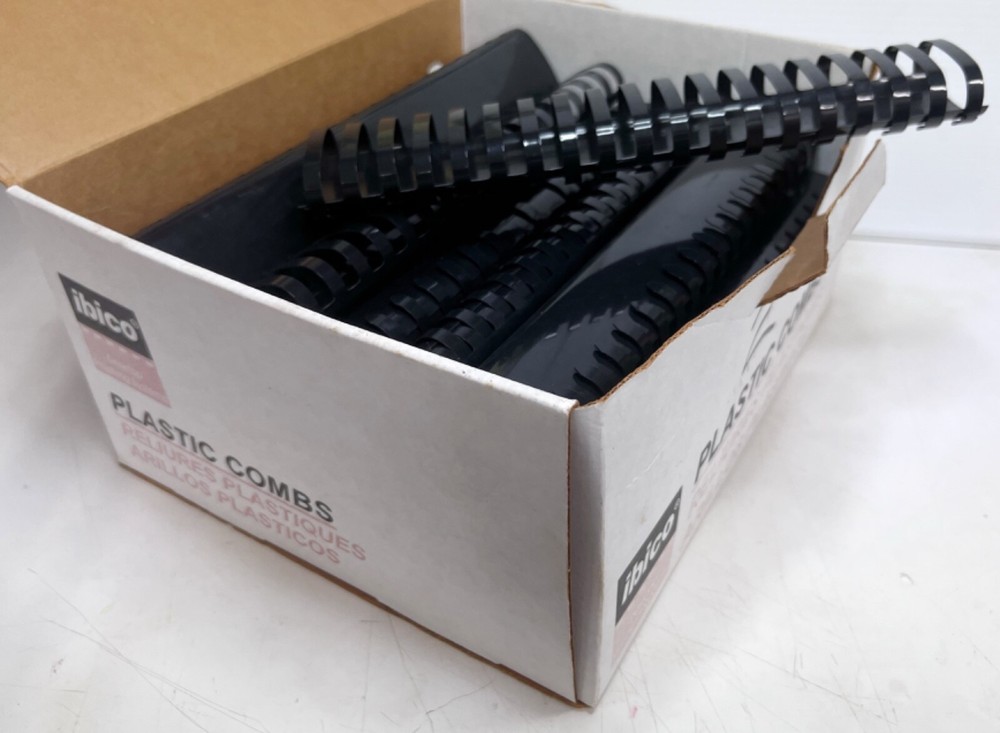 CombBind Ibico Fellows Plastic Binding Combs - You Pick Size/Brand