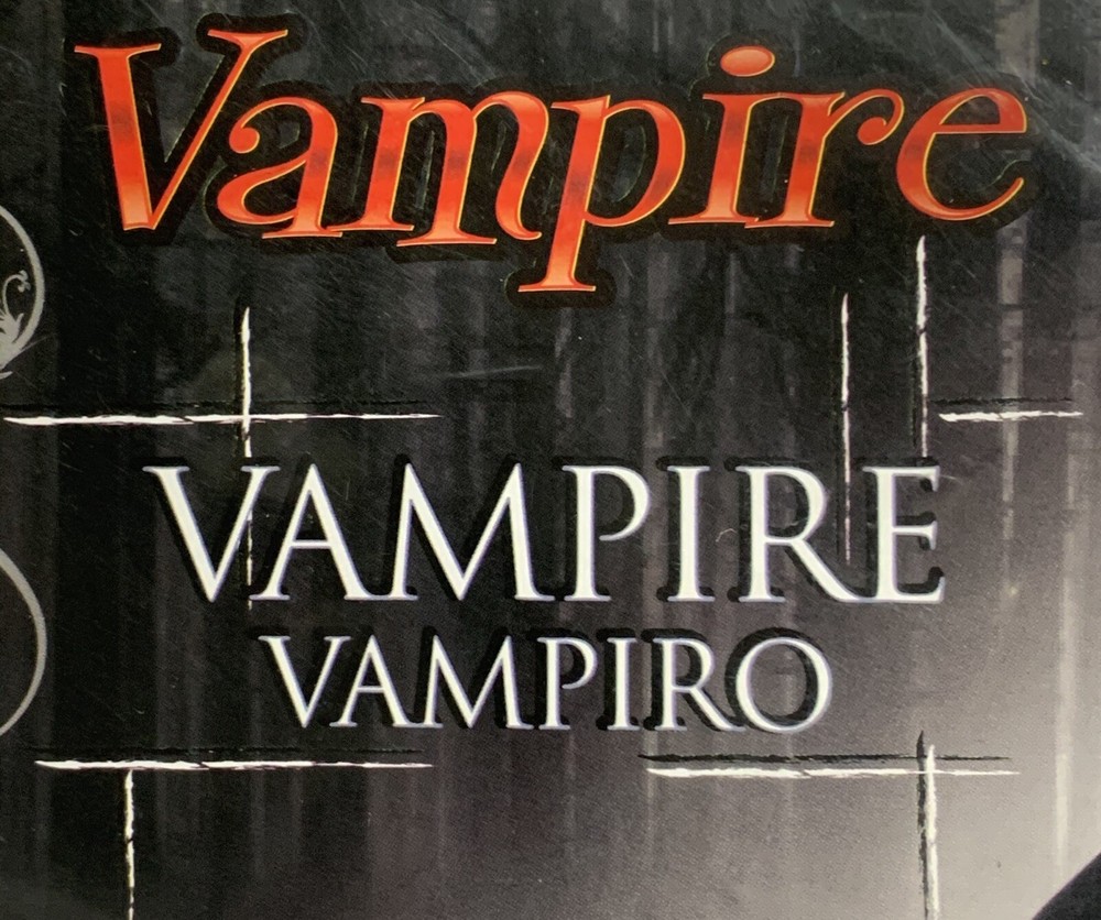 Boys Vampire Costume Size M 8-10.