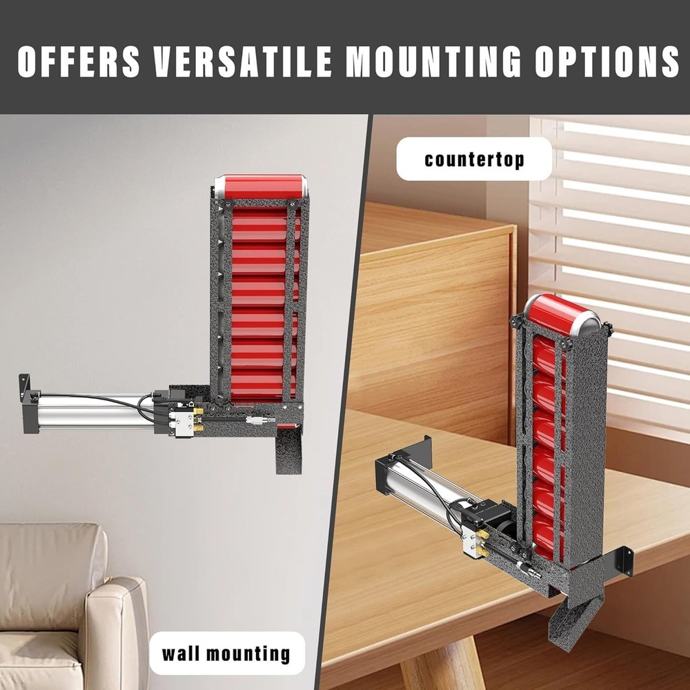 Heavy Duty Wall-Mounted Can Crusher - Efficient and User-Friendly Recycling Tool