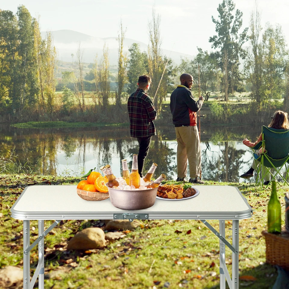 Outdoor Handle Aluminum Folding Table