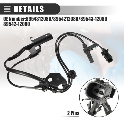Front Left Right ABS Sensor Wheel Speed Sensor, for Toyota Prius V 2012-2017,