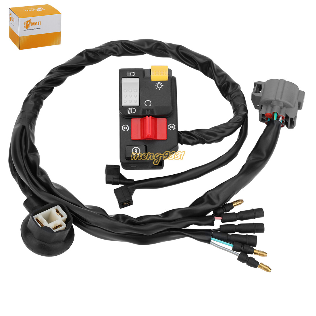 Handlebar Switch & Starter Relay for Honda Sportrax 300 TRX300EX 2x4 1993-2006