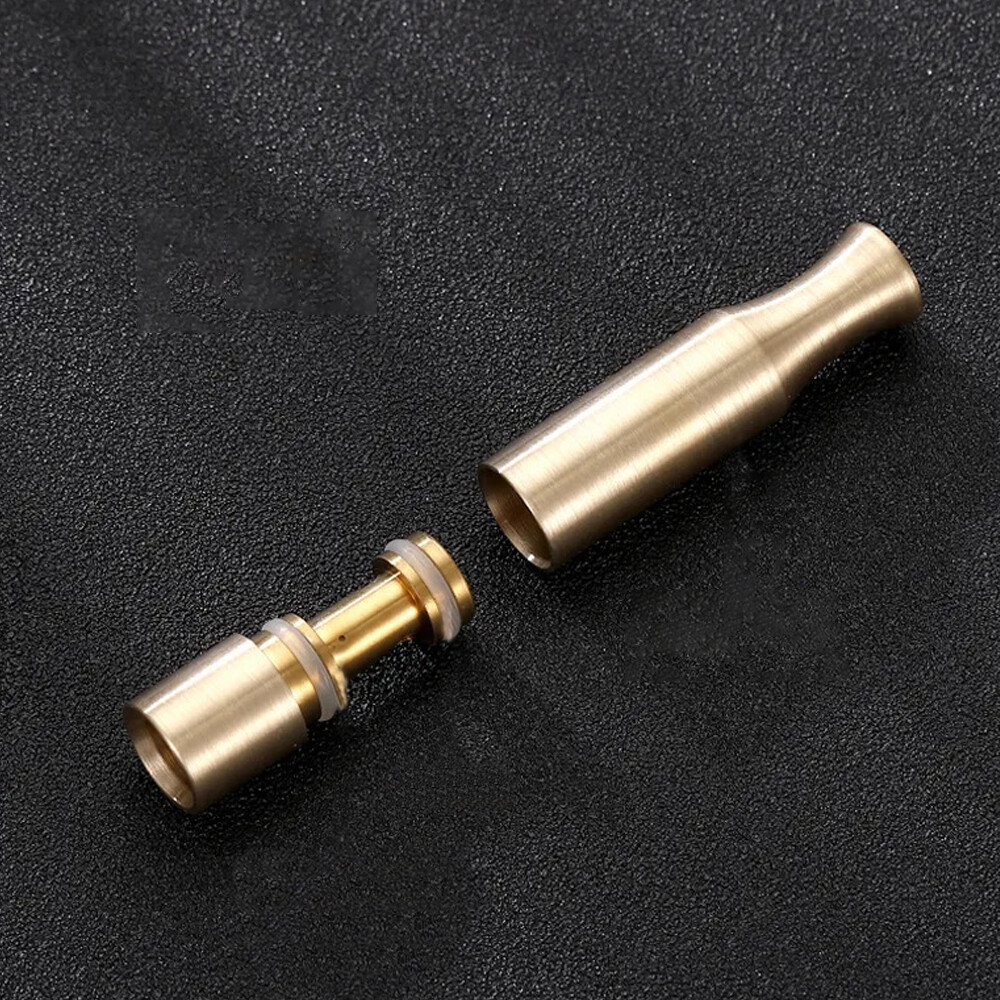 Solid Brass Mini Cigarette Holder Cigarette Filter Pipe Cigarette Holders Gift D