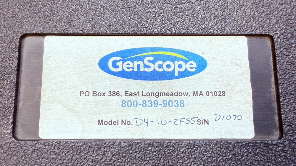Genscope 2-Way ArtiFlex Borescope D4-10-2F55 Kit w/ Case & Light Source