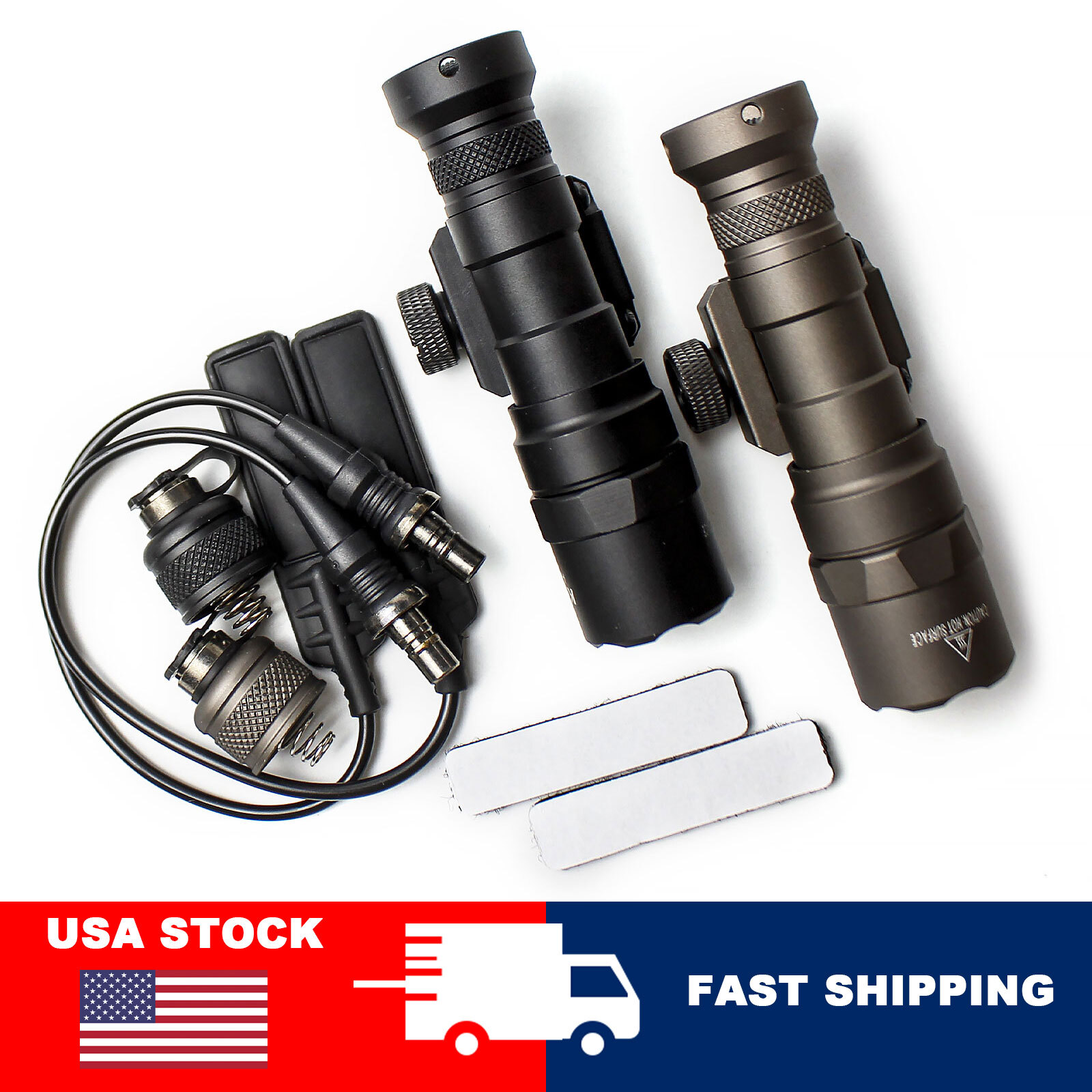 Tactical Mini M300B Light Constant Momentary M300 LED Weapon Flashlight Rifle US