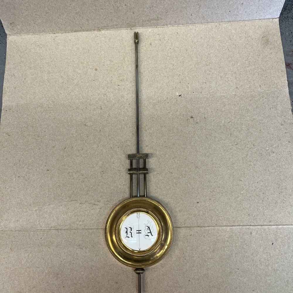 ANTIQUE CLOCK MOVEMENT PENDULUM
