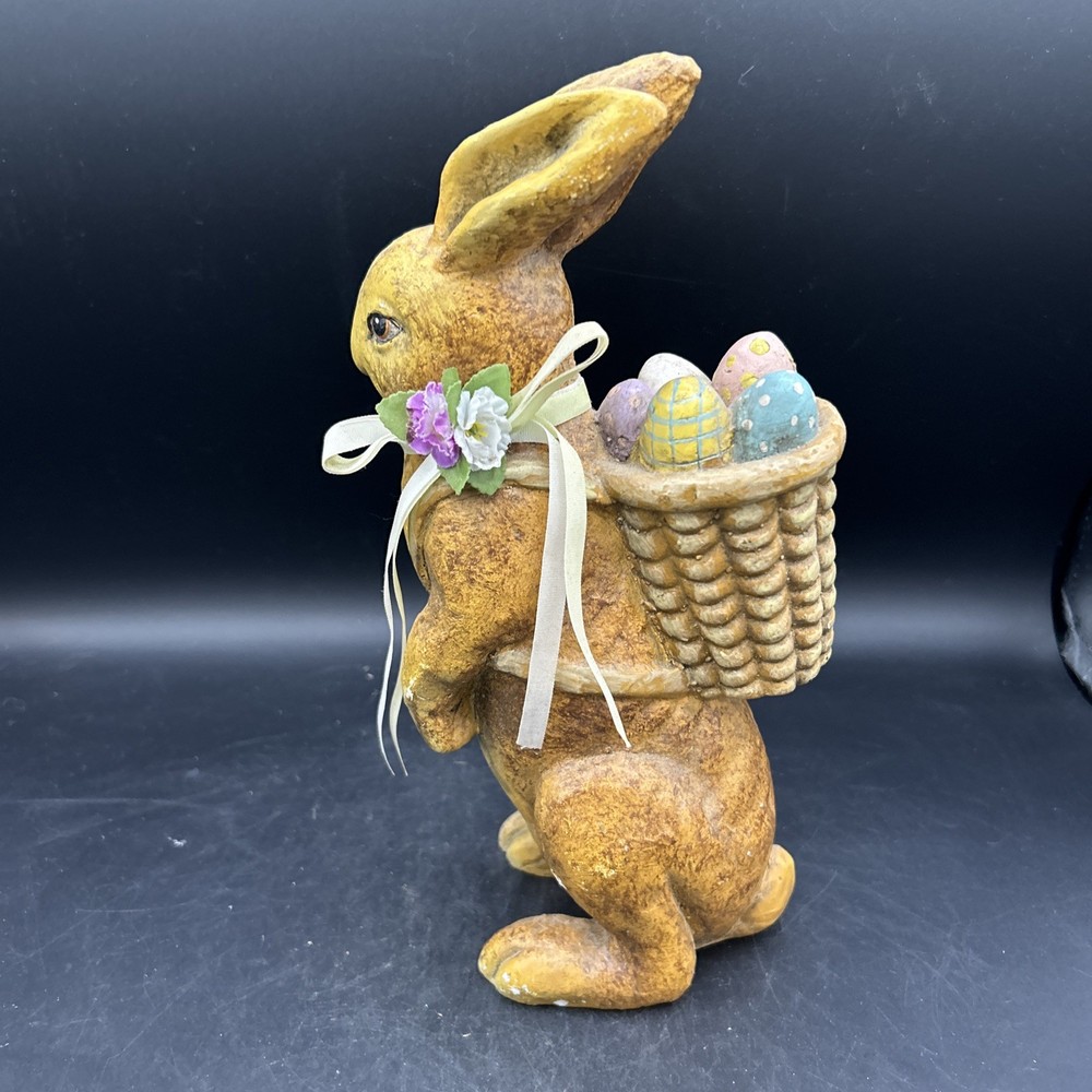 10.5” Ceramic Easter Bunny. Made In China