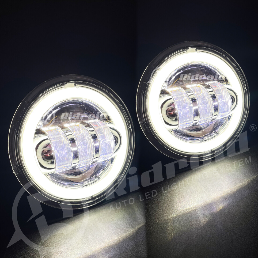 For Harley Davidson Heritage Softail Classic FLSTC LED Headlight &Passing Lights