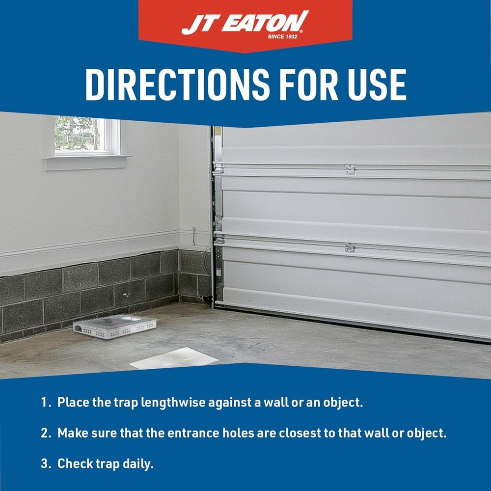 421CL Repeater Multiple Catch Mouse Trap with Clear Inspection Window