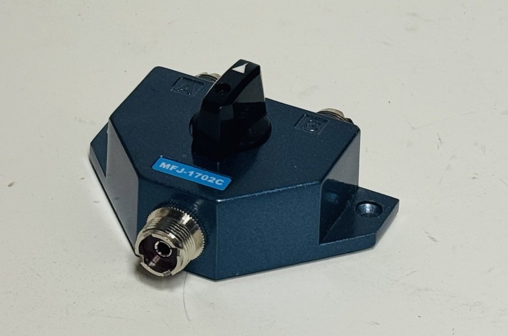 MFJ-1702C 2 Position Coaxial Switch - New Open Box