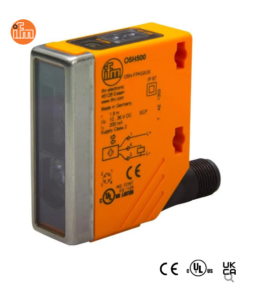 IFM O5H500 O5H-FPKG/US100 Diffuse reflection sensors with background suppression