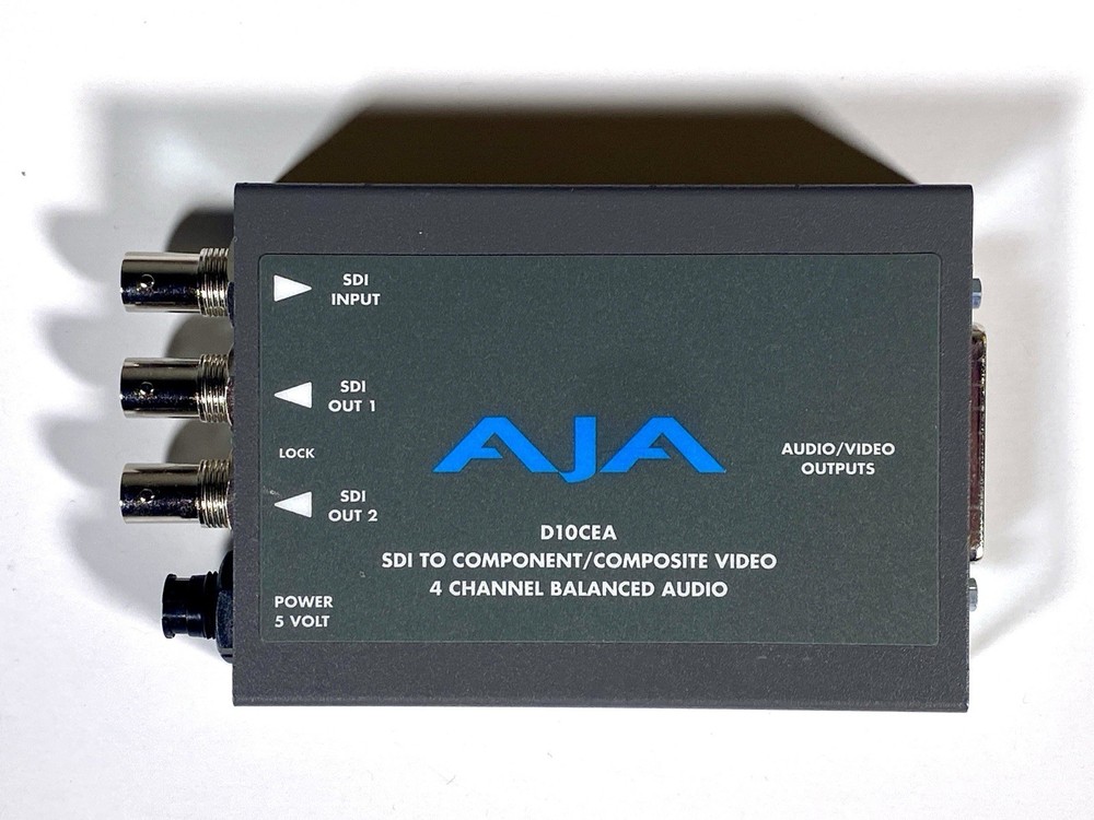 AJA D10CEA SDI Video & Audio Digital to Analog Transcoder