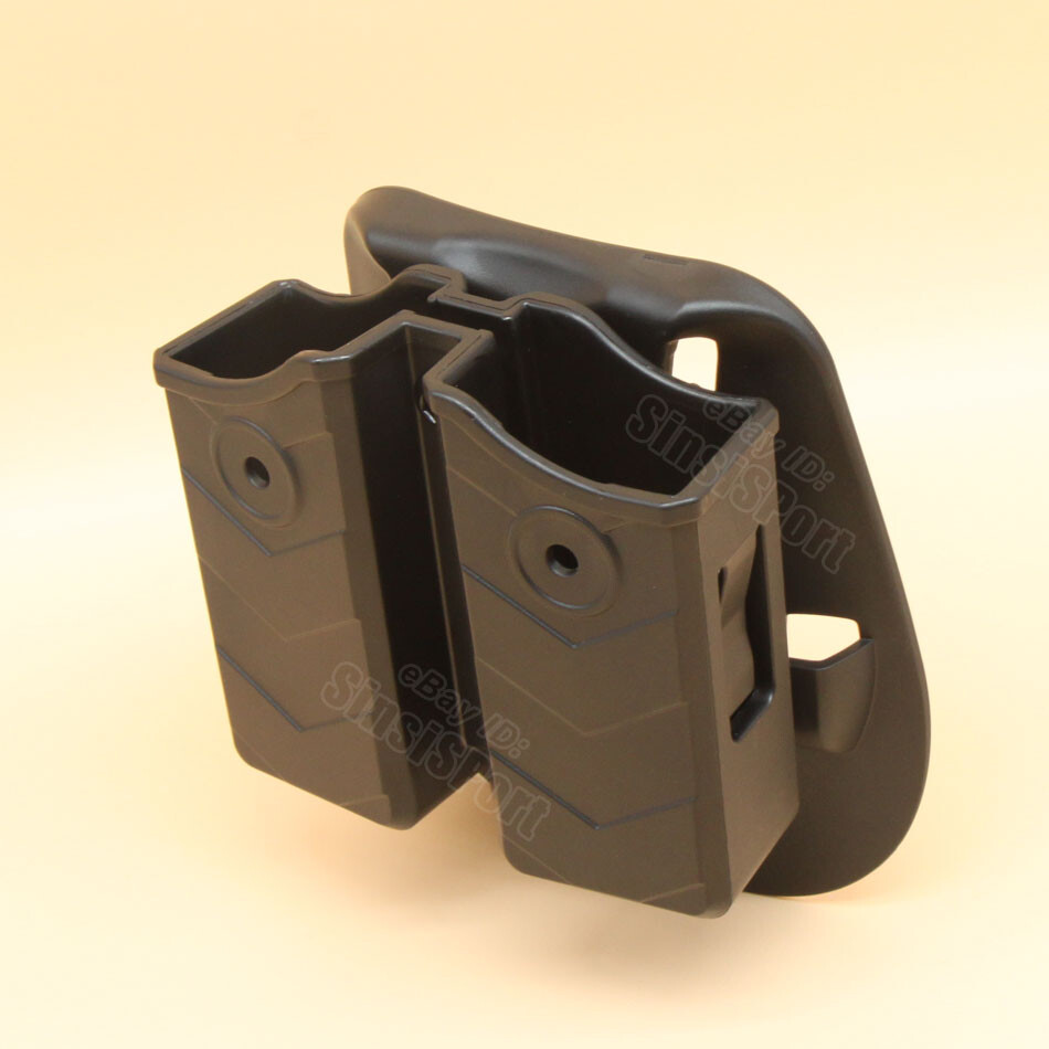 Double Mag Pouch Magazine Holster For Glock 19 19x Glock 17 26 22 23 g27 g 34 33