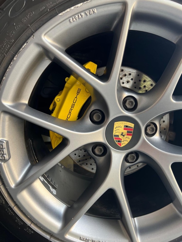 Ceramic Yellow Spray High Temp Coating Engine Caliper Brake Rotor Spring Paint