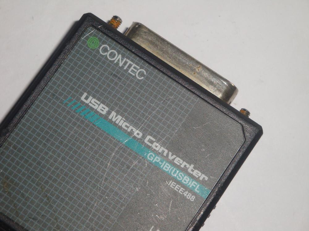 Connect PC No any Reaction CONTEC GP-IB(USB)FL USB GPIB Adapter