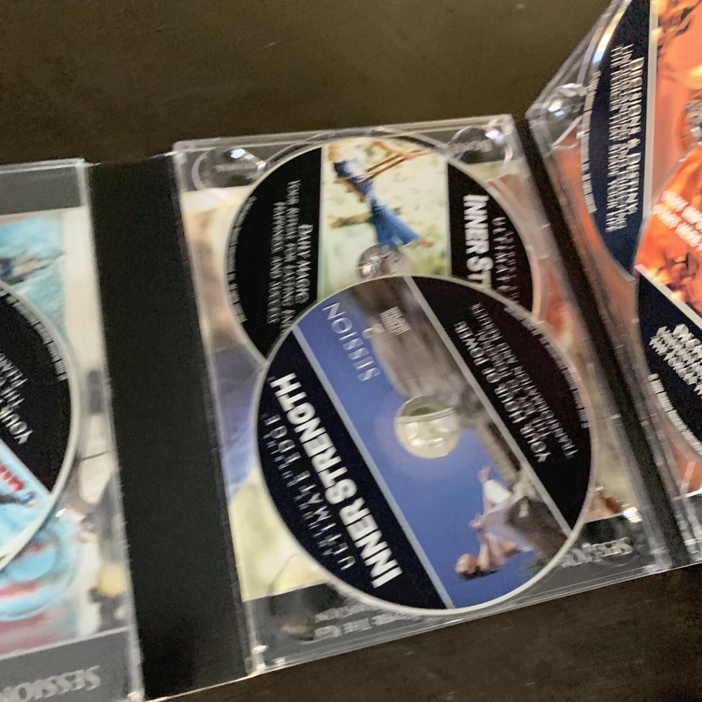 ANTHONY ROBBINS ULTIMATE EDGE 3 PART SYSTEM Audio CD/DVD Box Set MINT COMPLETE