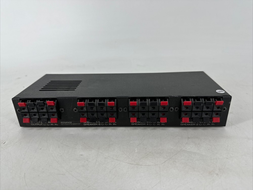 Sonance Speaker Selector Switch DB6 Home Audio Six Zone Controller w/ Protection