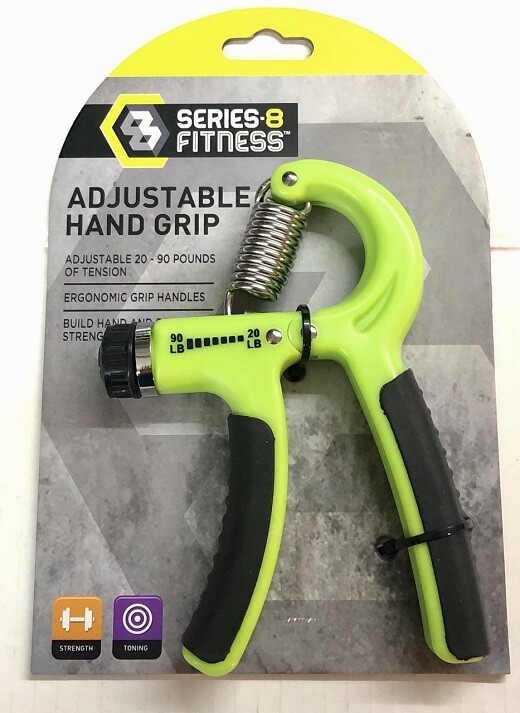 Adjustable WRIST BUILDER Hand Grip Forearm Spring Muscle Strength Endurance NEW