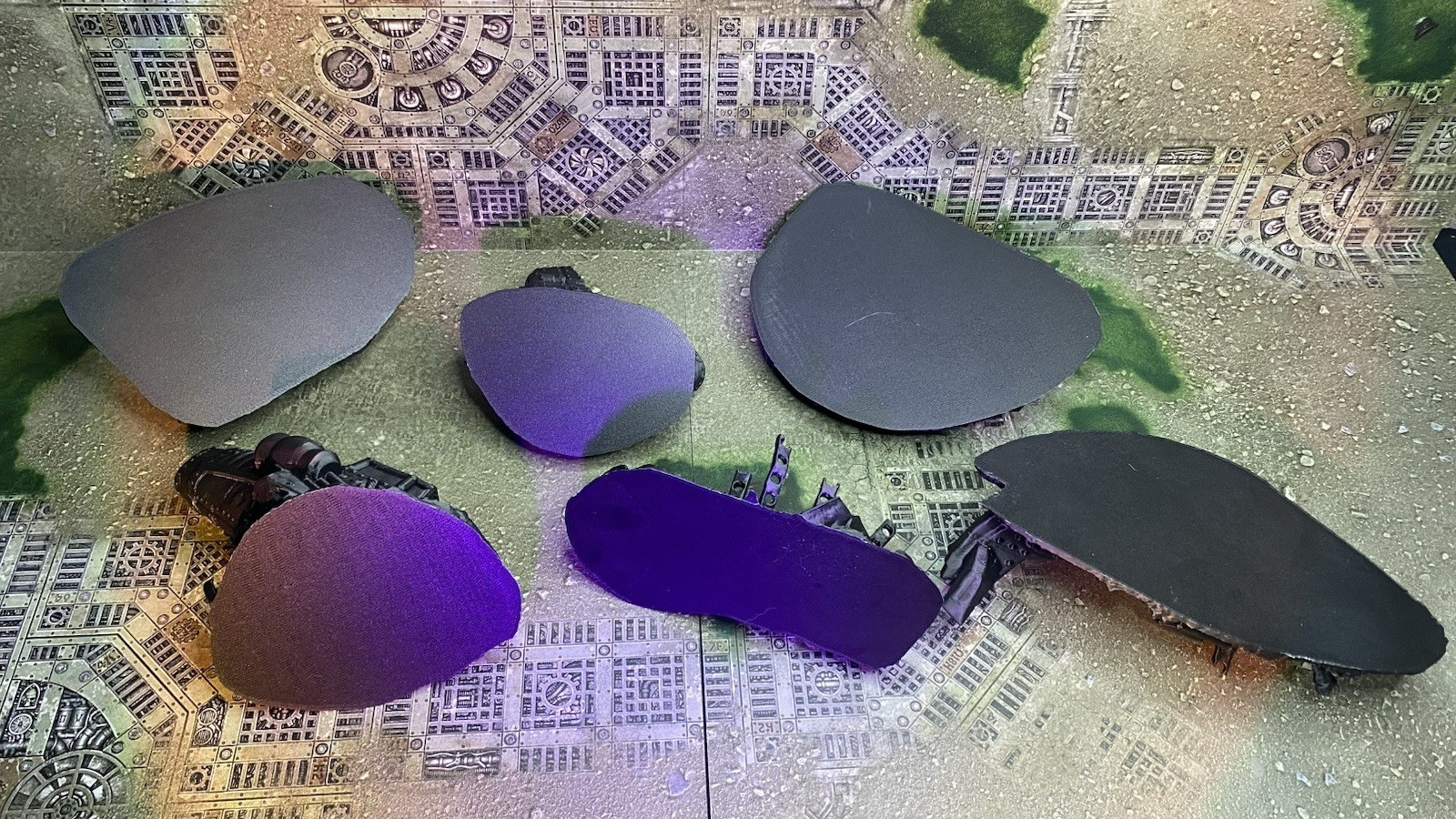 Tabletop Terrain: Crashed Planes\Scatter Terrain Warhammer 40K Compatible -7 PCS