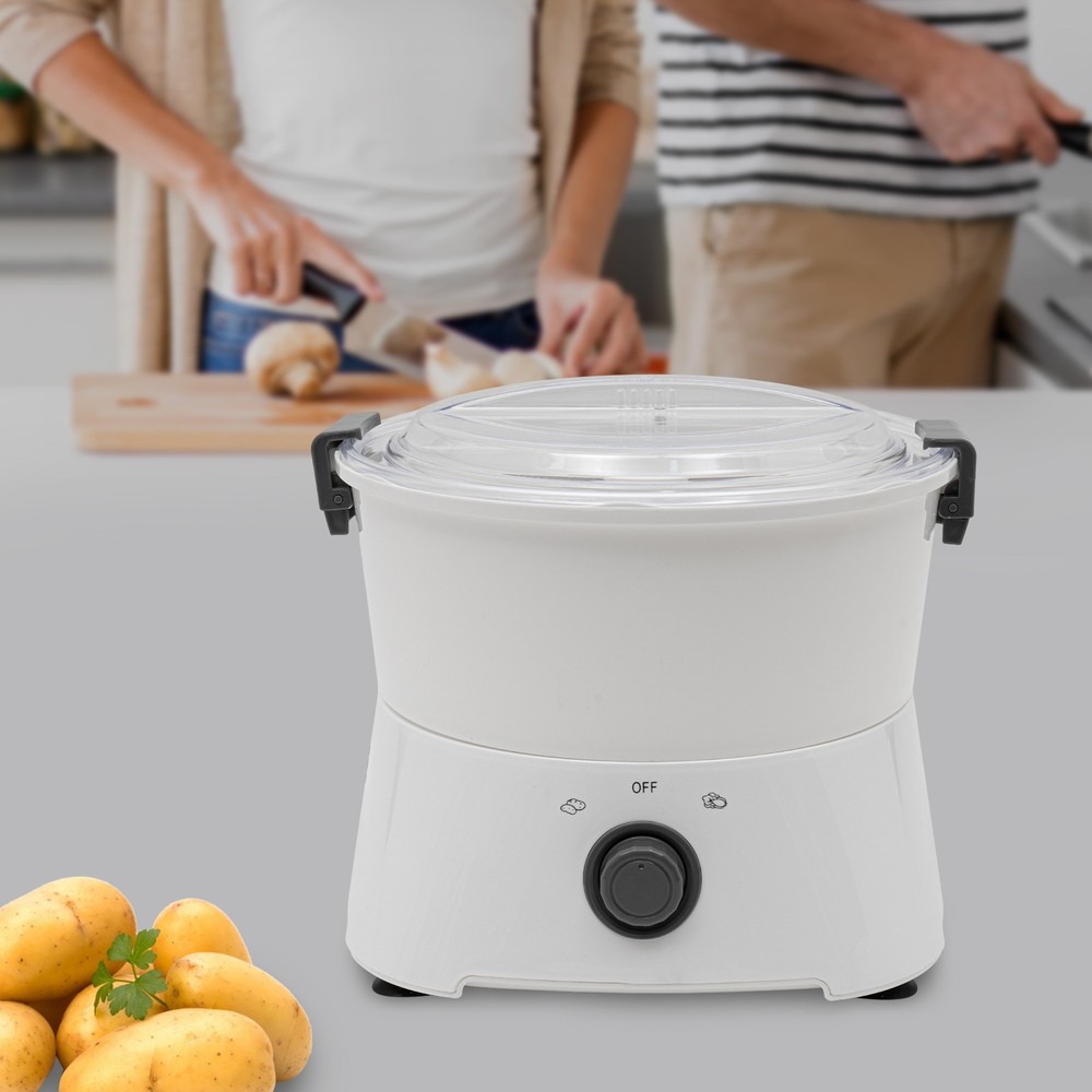 Vegetable Fruit Electric Potato Peeler One-button Drive Automatic Peeler Spinner