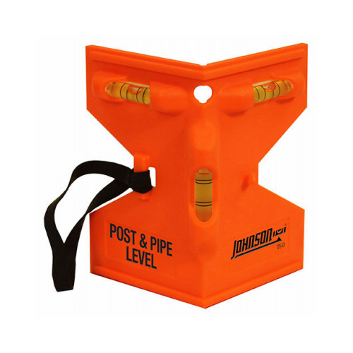 Johnson 175-O Contractor Post Level, GloOrange - Quantity 5