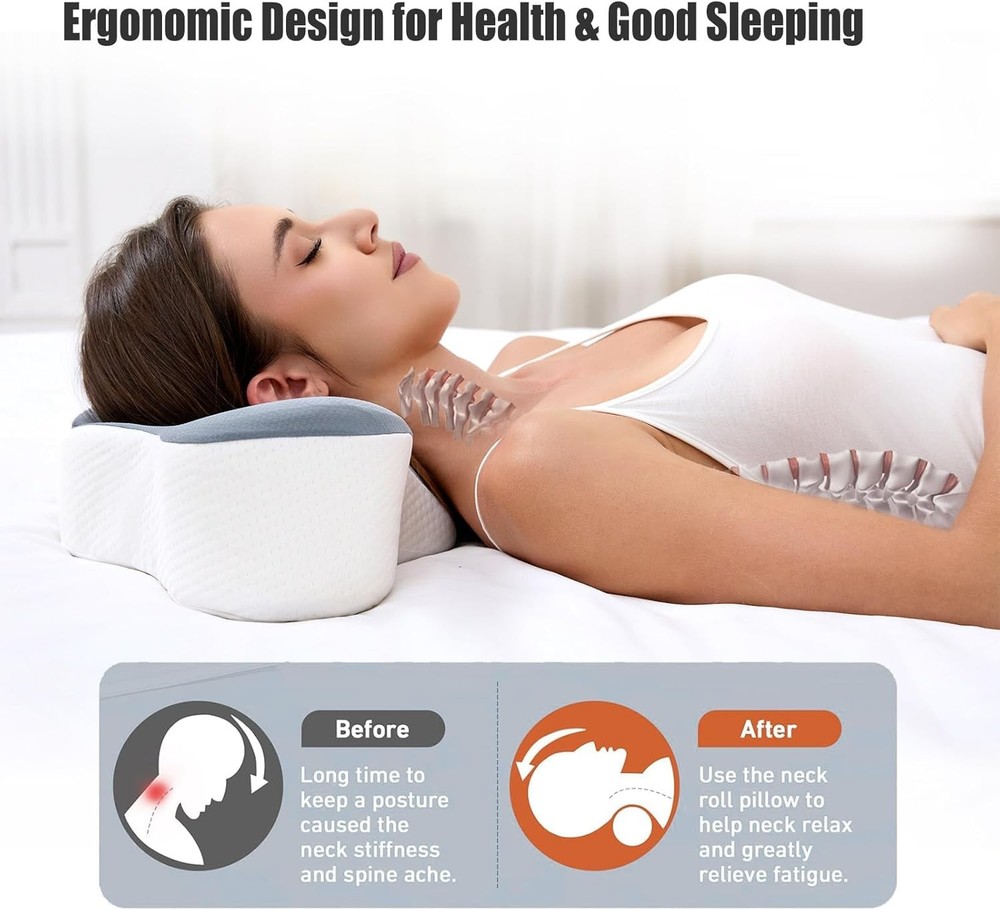 Travel Pillow for Sleeping,Cervical Neck Support Pillow