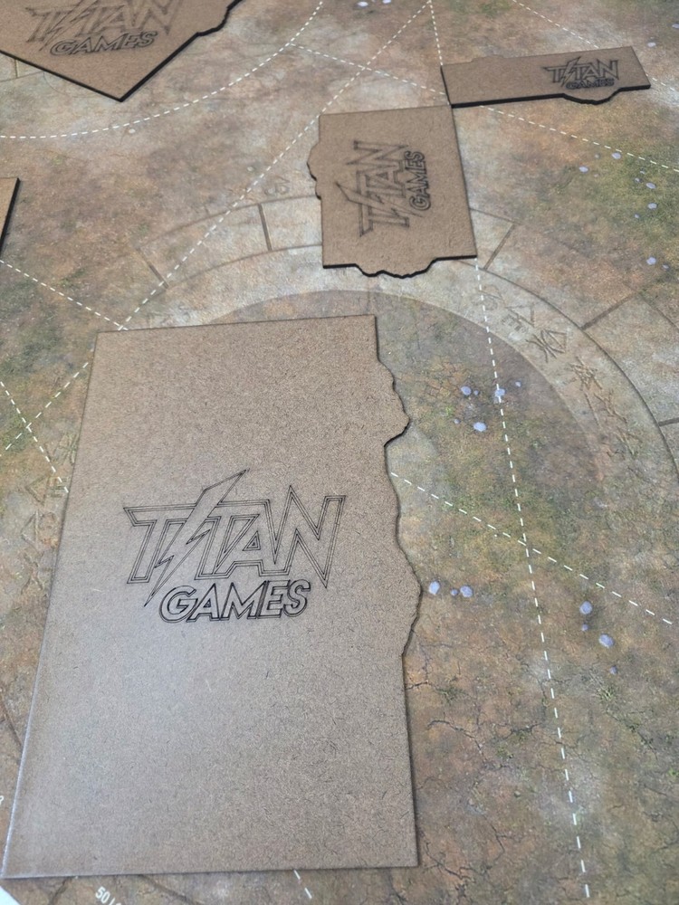 COMBO Measuring Tools + Terrain Footprints Warhammer 40k 11th Edition FULL TABLE