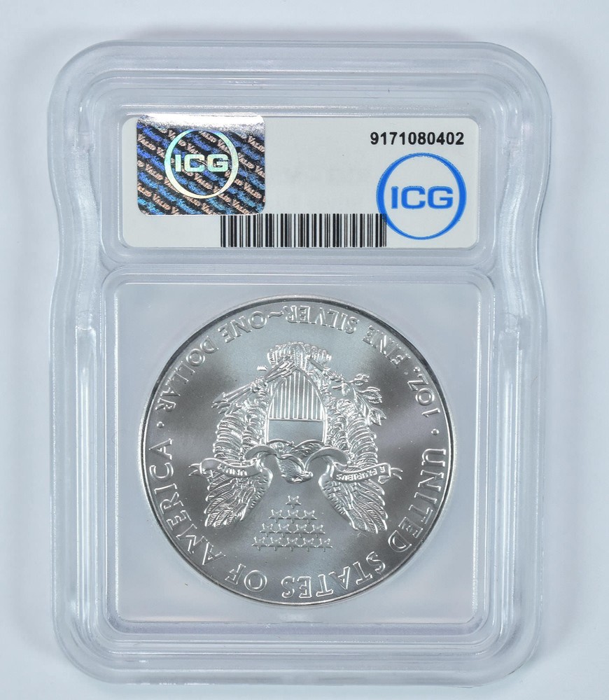 2011 American Silver Eagle MS70 ICG