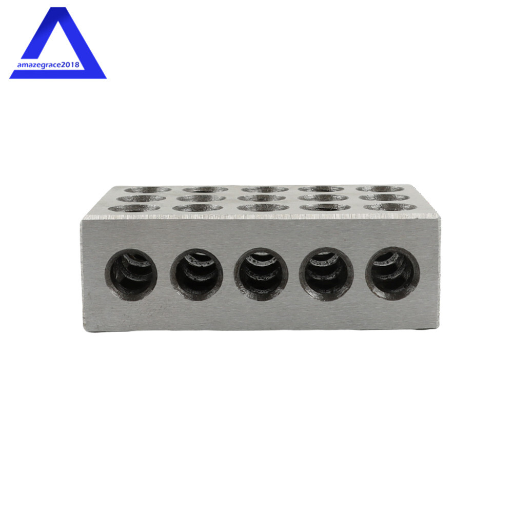 8 Piece 1-2-3 123 23 Hole Precision 0.0001 Block Set With Screws HEX KEY