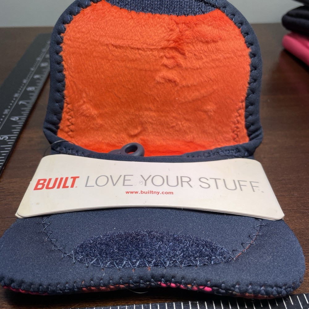 Built Compact Camera Envelope Case W/ Inside Zip Pocket 5.5” X 4.3”X .75”
