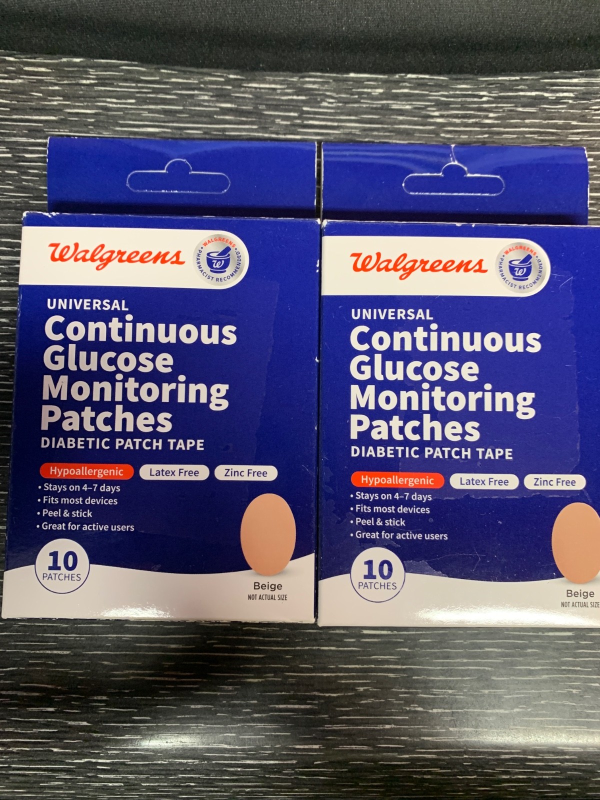 Walgreen's CGM Continuous Glucose Monitor Patches Diabetic Patch Tape--LOT OF 2