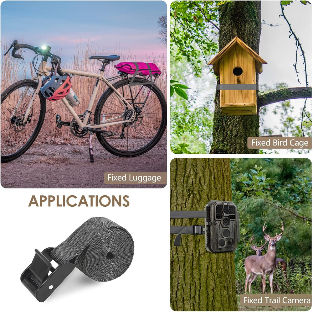 5Pcs Trail Camera Straps Game Camera Tree Mounting Straps Portable UV Resistant