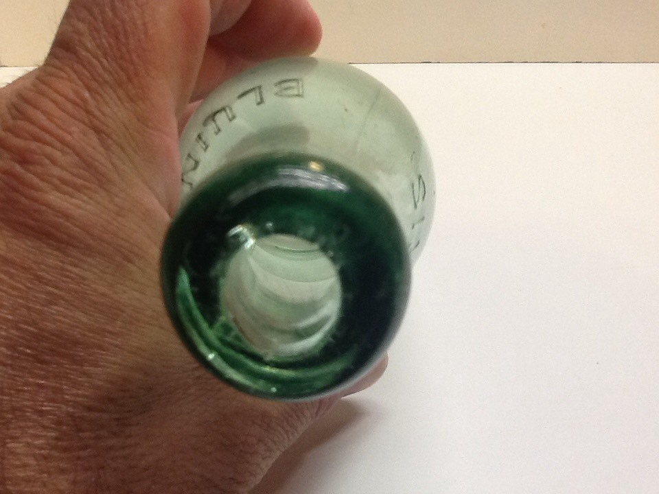 Antique Aqua Harris Bluing Bottle.