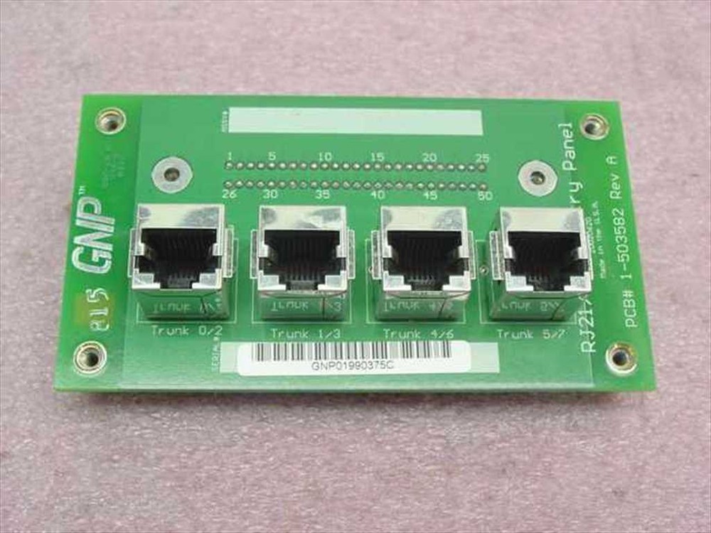 GNP Computers PDSi RJ21/RJ45 Entry Panel 1-503582