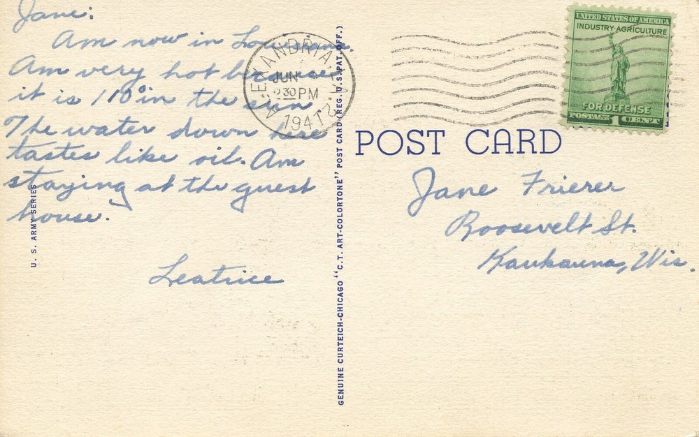 U. S. INFANTRY - PC993