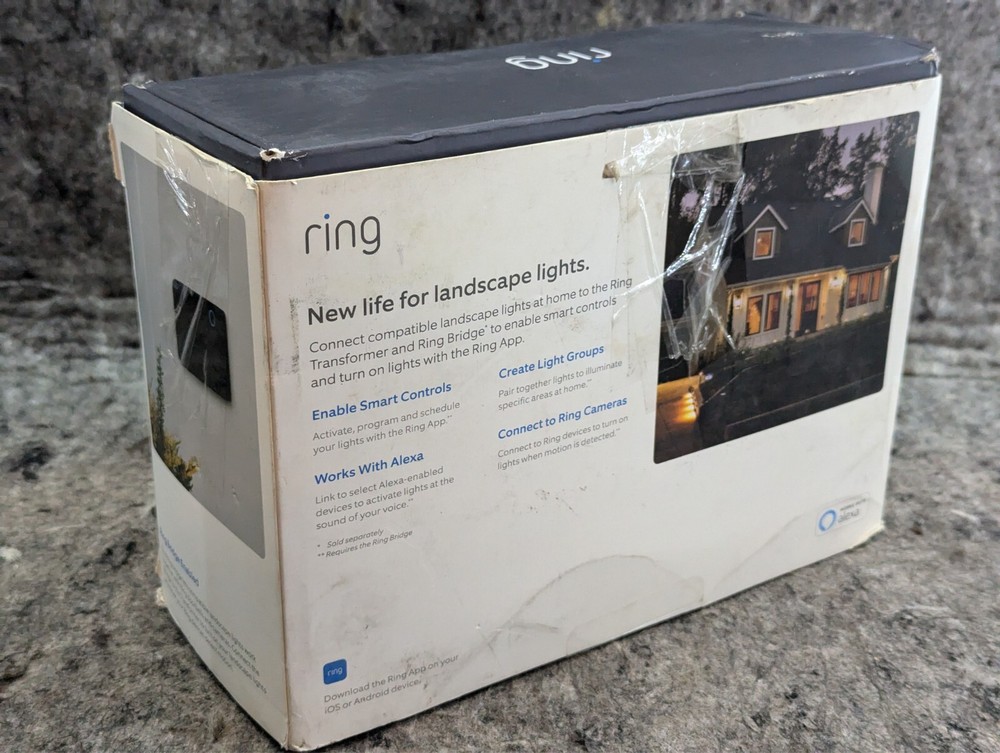 🔥New/Open Box🔥 Ring Smart Lighting - Low Voltage Lighting Transformer Black