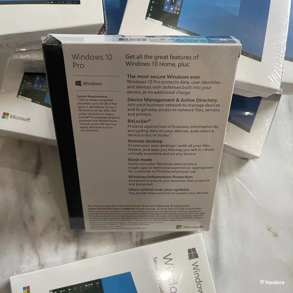 Microsoft Windows 10 Pro 64bit - New Sealed – Flash USB Retail -Original- 1 PC