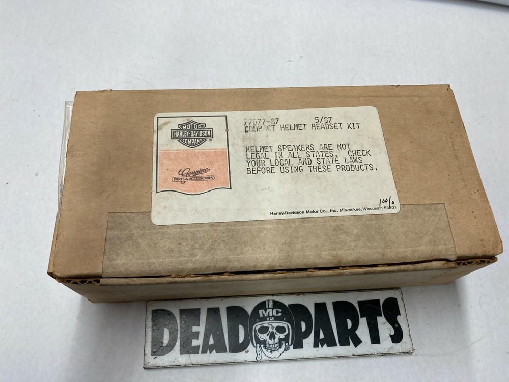 Harley 77077-87 compact helmet headset kit