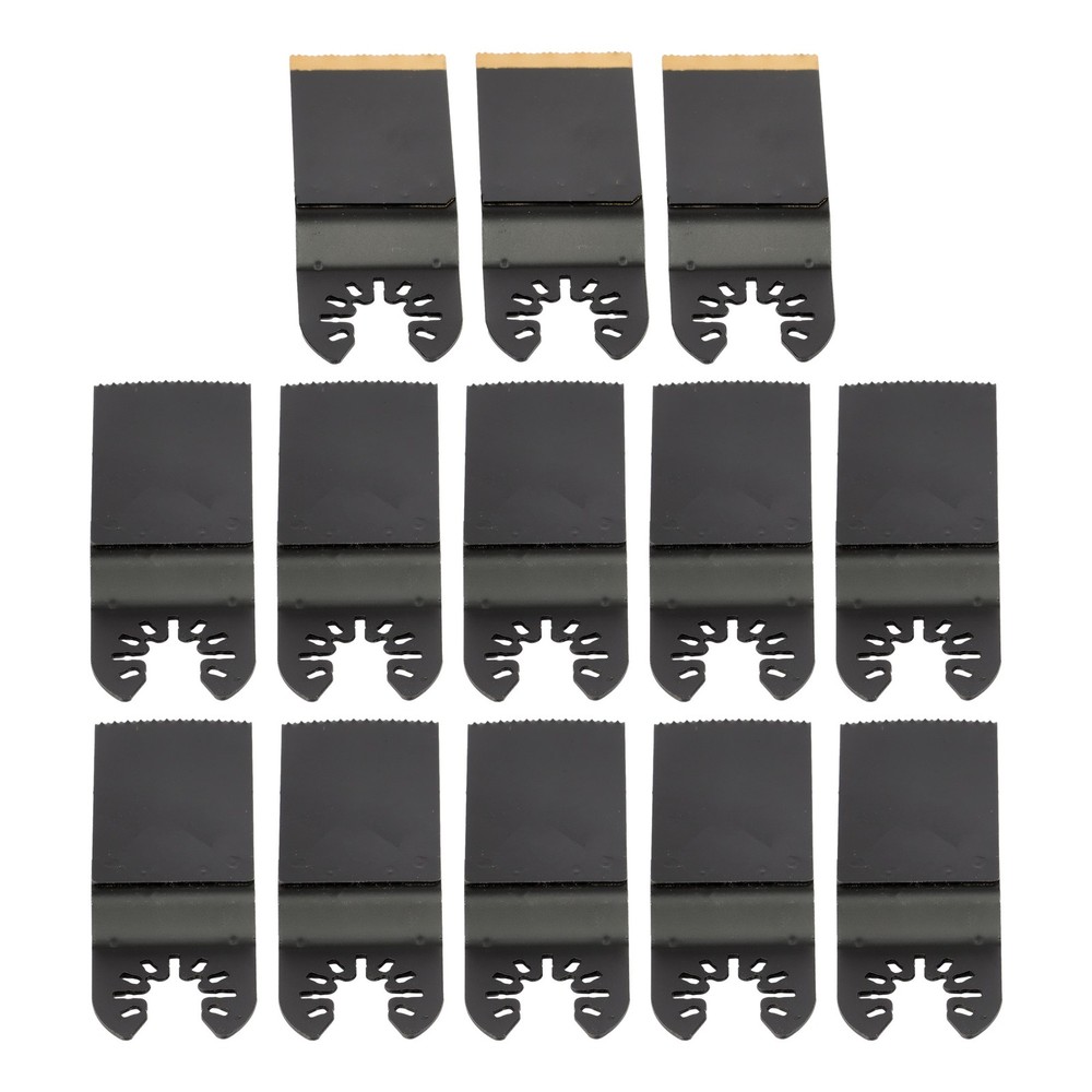35PCS Multitool Blades 7 Type Titanium & HCS Oscillating Tool Blades Combination