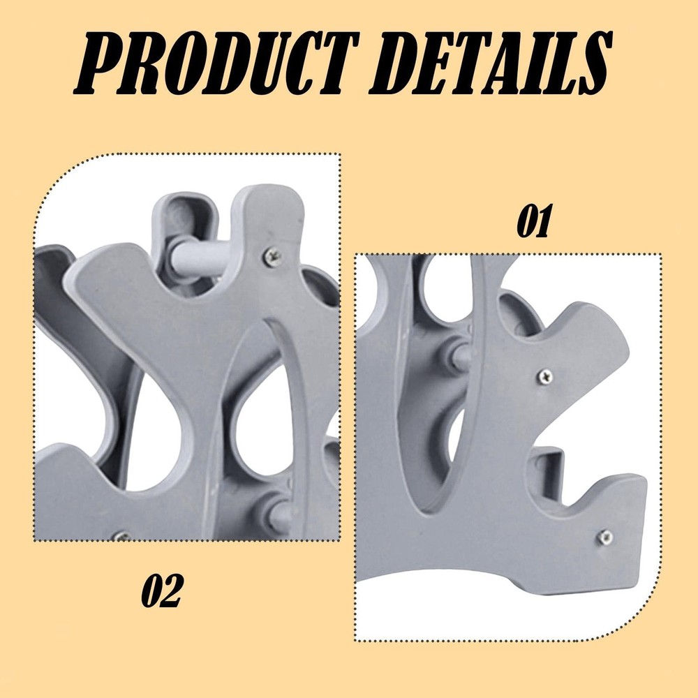 3 Tier Dumbbell Rack Stand Leaf Design Max 25kg Load