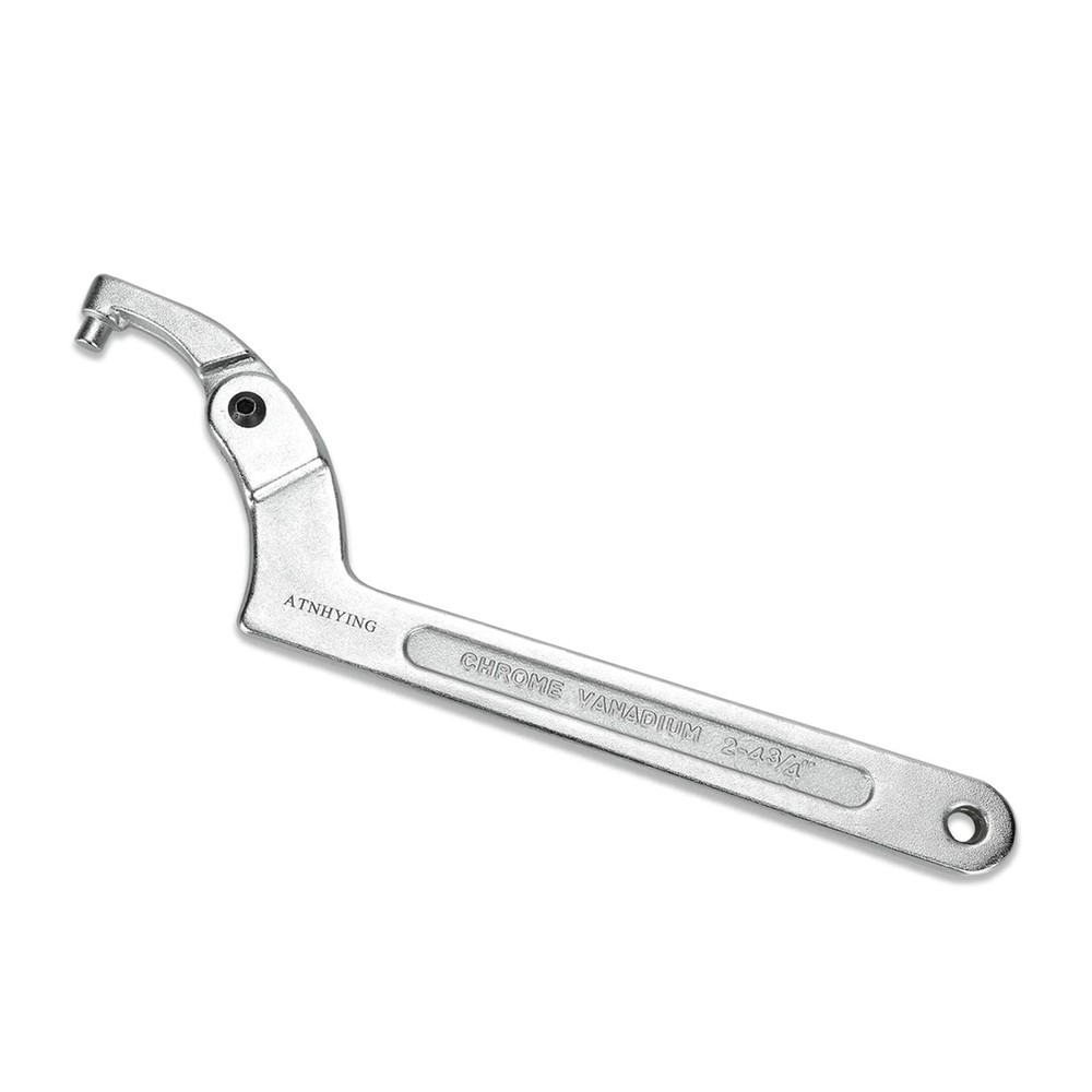 4 pcs Spanner Wrench Set, Adjustable C Pin Spanner Hook Wrench Tool for Machi...